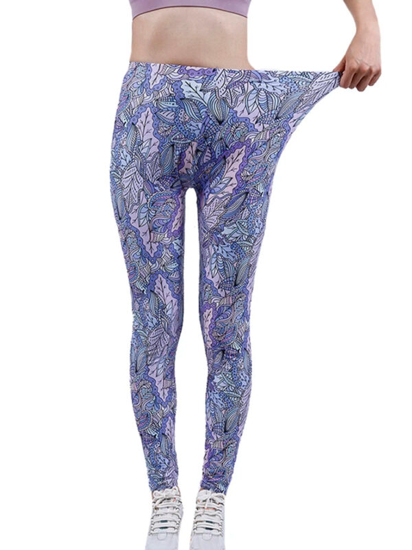 Floral High-Waist Printed Leggings